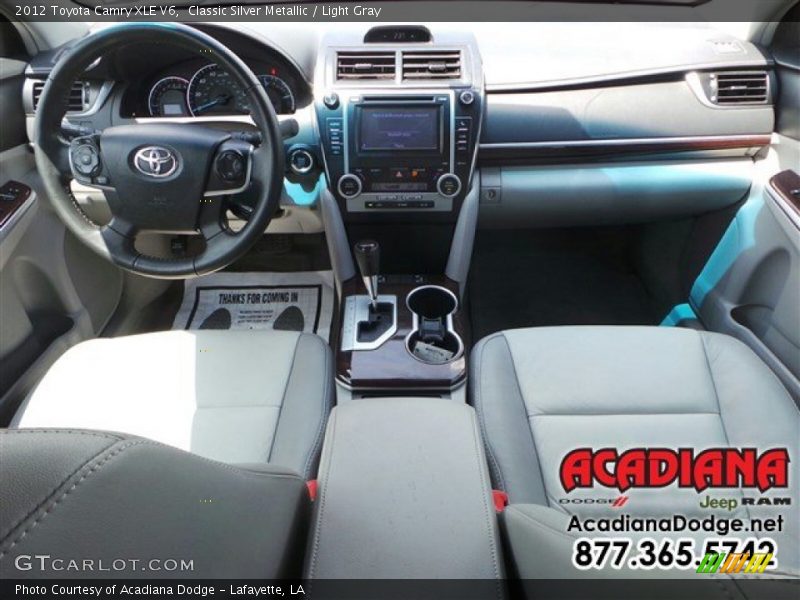 Classic Silver Metallic / Light Gray 2012 Toyota Camry XLE V6