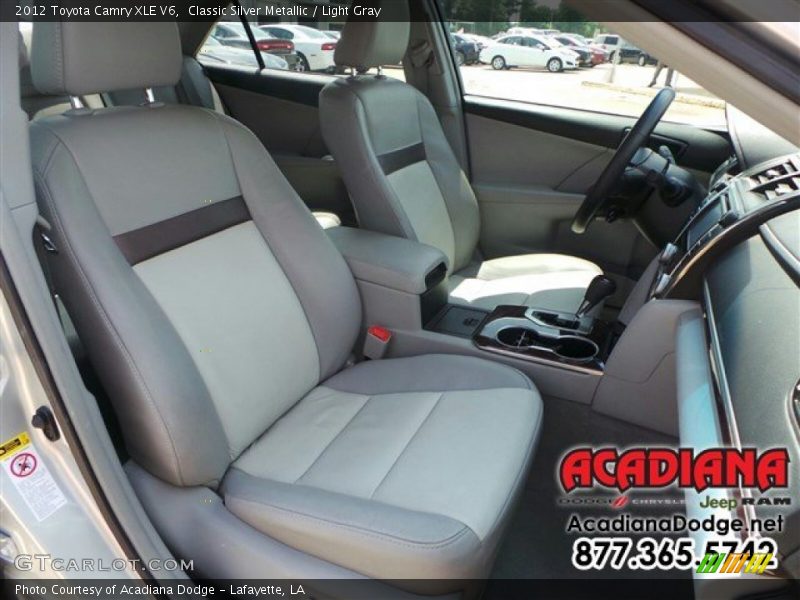 Classic Silver Metallic / Light Gray 2012 Toyota Camry XLE V6