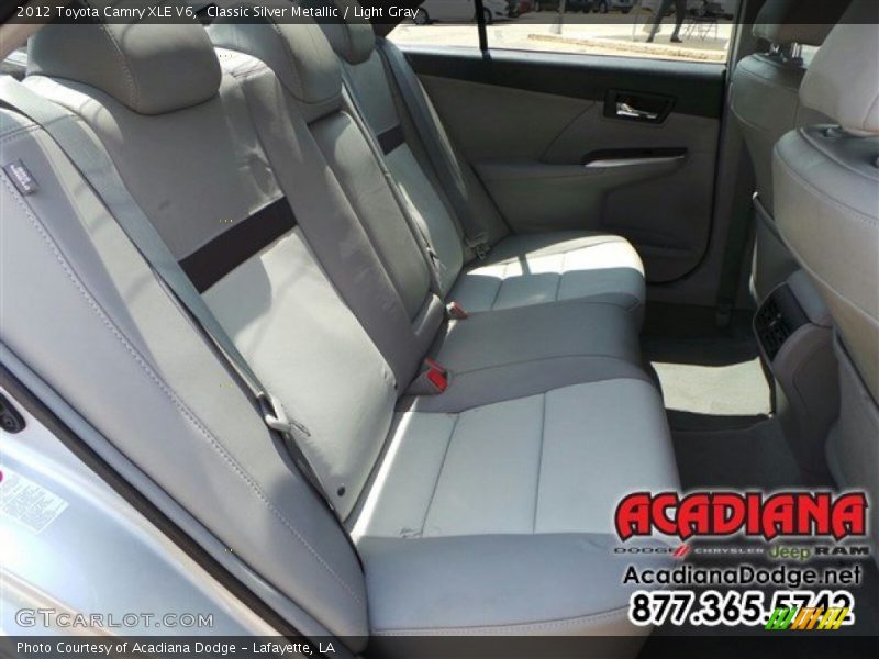 Classic Silver Metallic / Light Gray 2012 Toyota Camry XLE V6