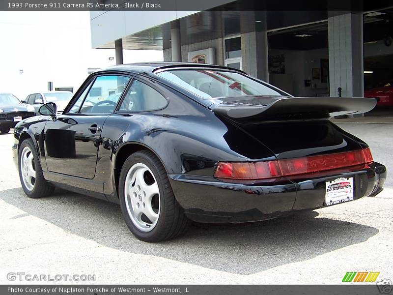 Black / Black 1993 Porsche 911 Carrera RS America