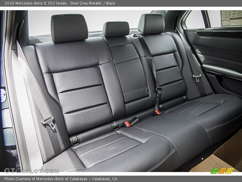 Rear Seat of 2016 E 350 Sedan