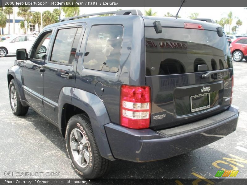 Modern Blue Pearl / Pastel Slate Gray 2008 Jeep Liberty Sport
