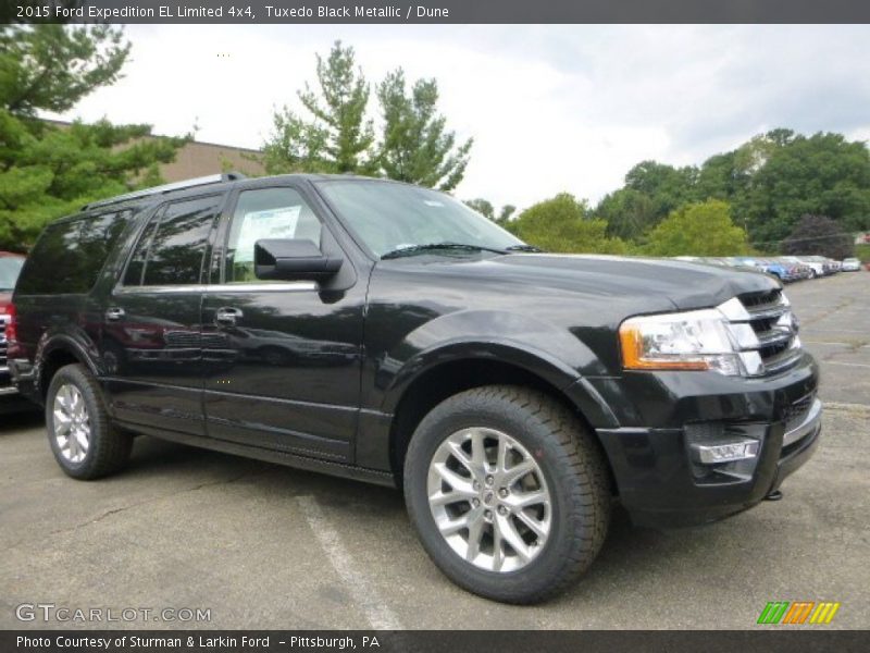 Tuxedo Black Metallic / Dune 2015 Ford Expedition EL Limited 4x4