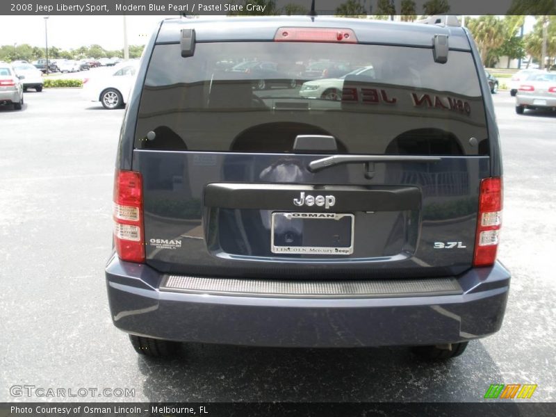 Modern Blue Pearl / Pastel Slate Gray 2008 Jeep Liberty Sport