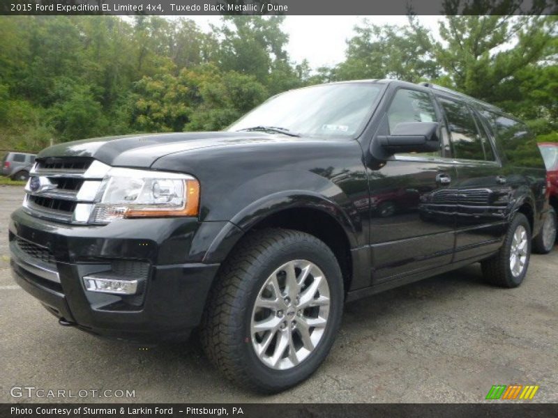 Tuxedo Black Metallic / Dune 2015 Ford Expedition EL Limited 4x4
