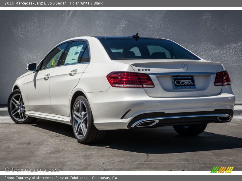 Polar White / Black 2016 Mercedes-Benz E 350 Sedan