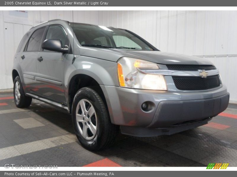 Dark Silver Metallic / Light Gray 2005 Chevrolet Equinox LS