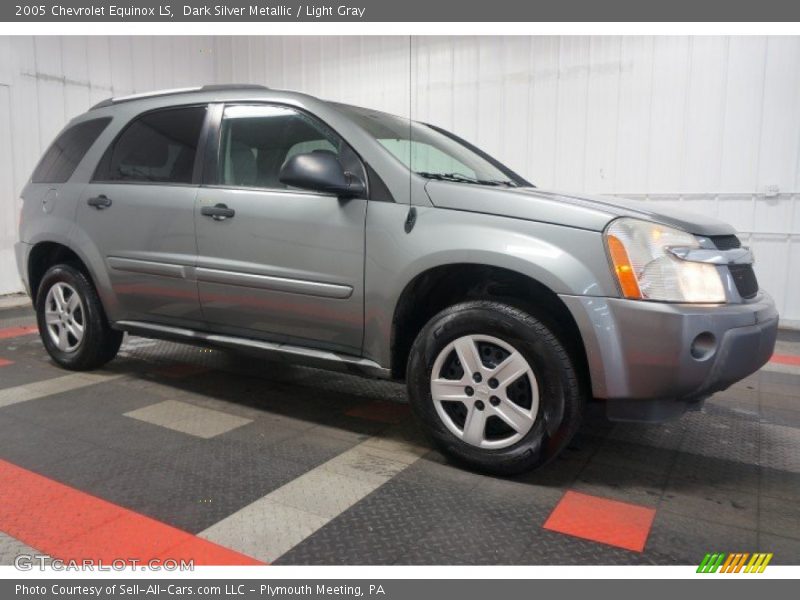 Dark Silver Metallic / Light Gray 2005 Chevrolet Equinox LS