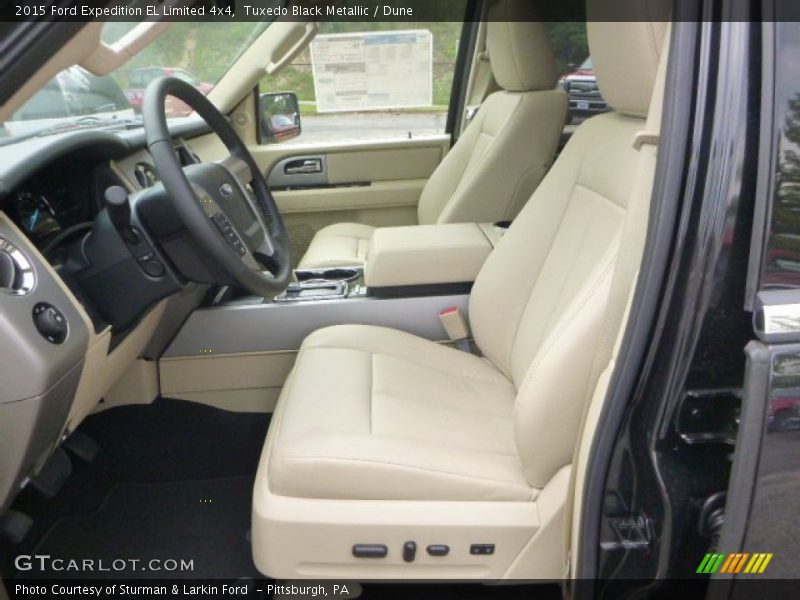 Tuxedo Black Metallic / Dune 2015 Ford Expedition EL Limited 4x4