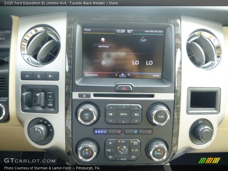 Tuxedo Black Metallic / Dune 2015 Ford Expedition EL Limited 4x4