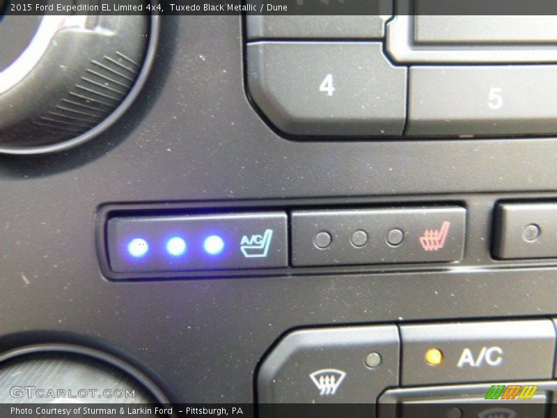 Tuxedo Black Metallic / Dune 2015 Ford Expedition EL Limited 4x4