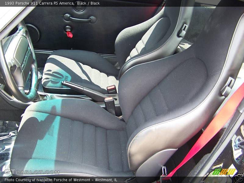 Black / Black 1993 Porsche 911 Carrera RS America