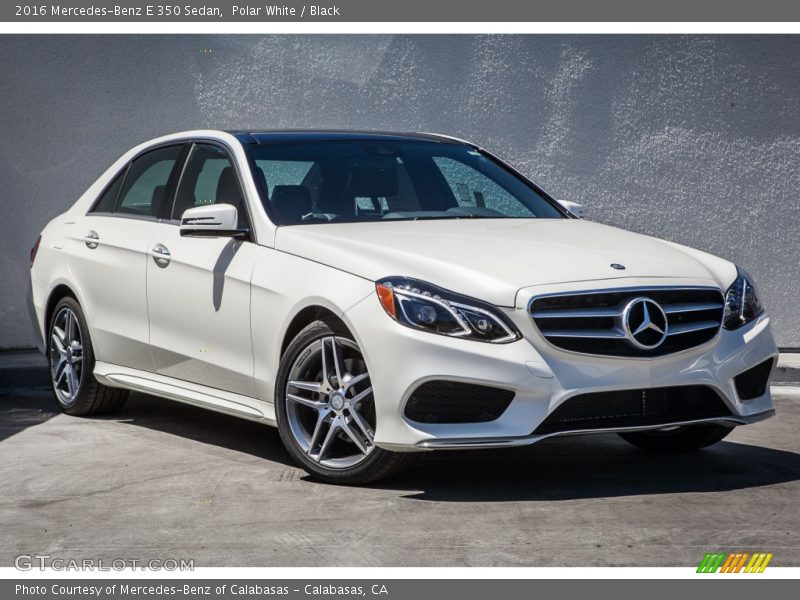 Front 3/4 View of 2016 E 350 Sedan