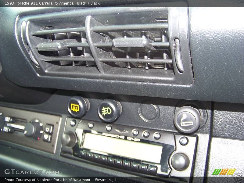 Black / Black 1993 Porsche 911 Carrera RS America