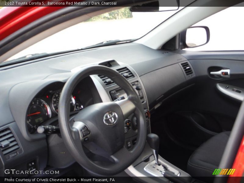 Barcelona Red Metallic / Dark Charcoal 2012 Toyota Corolla S