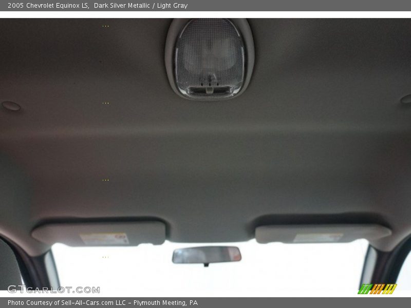 Dark Silver Metallic / Light Gray 2005 Chevrolet Equinox LS
