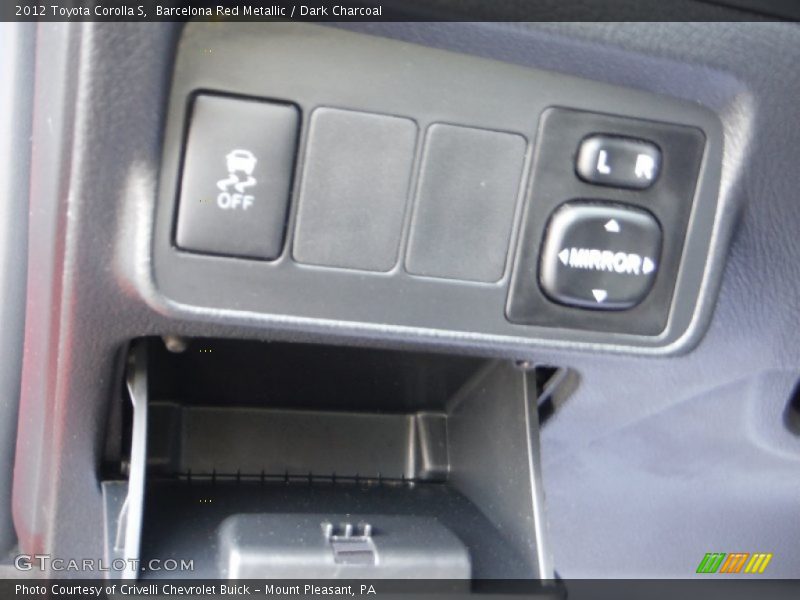Barcelona Red Metallic / Dark Charcoal 2012 Toyota Corolla S
