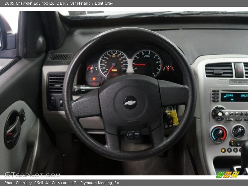 Dark Silver Metallic / Light Gray 2005 Chevrolet Equinox LS