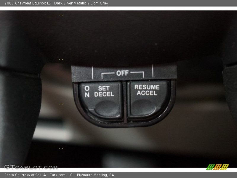 Dark Silver Metallic / Light Gray 2005 Chevrolet Equinox LS