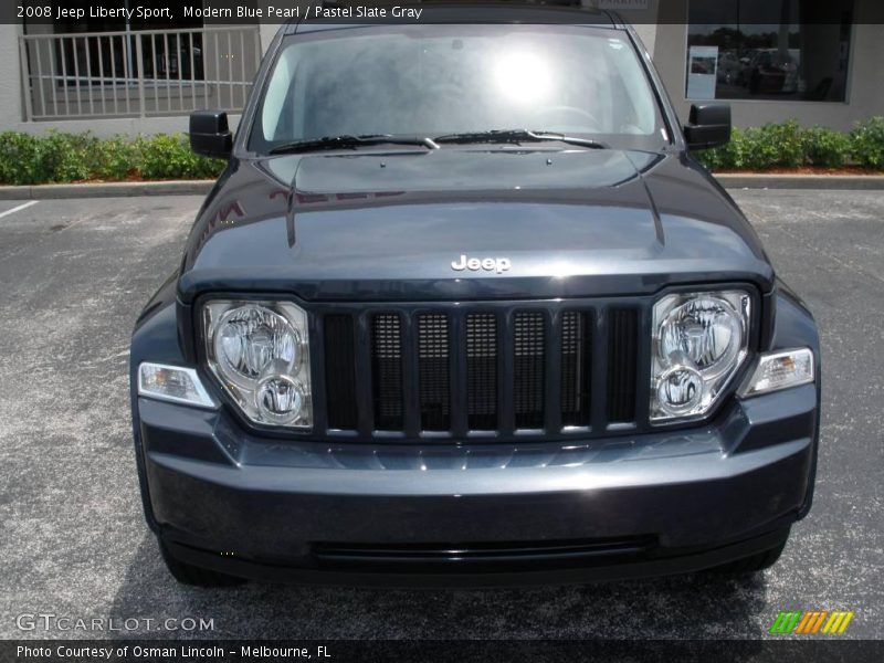 Modern Blue Pearl / Pastel Slate Gray 2008 Jeep Liberty Sport