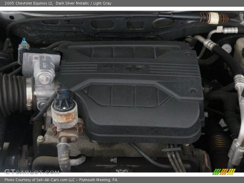 Dark Silver Metallic / Light Gray 2005 Chevrolet Equinox LS