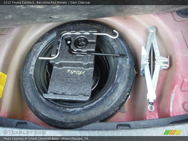 Barcelona Red Metallic / Dark Charcoal 2012 Toyota Corolla S
