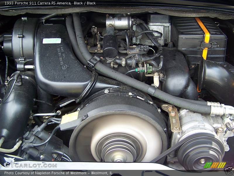Black / Black 1993 Porsche 911 Carrera RS America