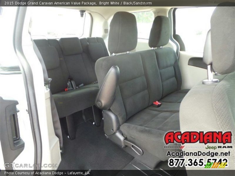 Bright White / Black/Sandstorm 2015 Dodge Grand Caravan American Value Package