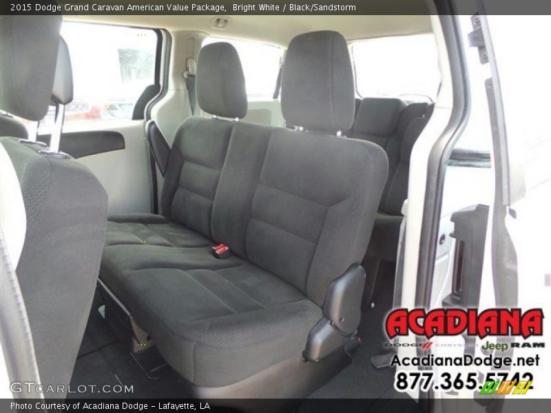 Bright White / Black/Sandstorm 2015 Dodge Grand Caravan American Value Package