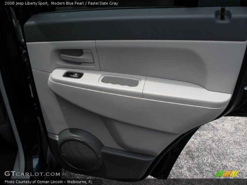 Modern Blue Pearl / Pastel Slate Gray 2008 Jeep Liberty Sport