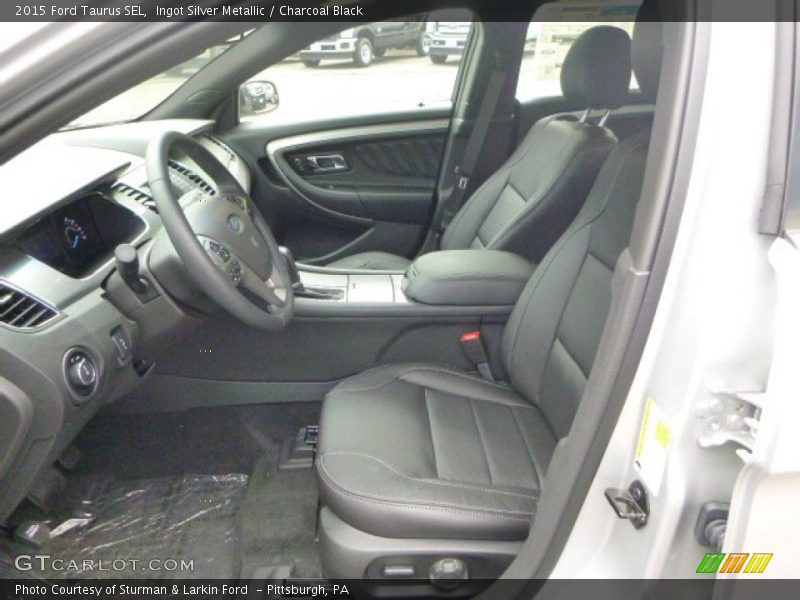 Ingot Silver Metallic / Charcoal Black 2015 Ford Taurus SEL