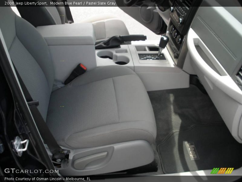 Modern Blue Pearl / Pastel Slate Gray 2008 Jeep Liberty Sport