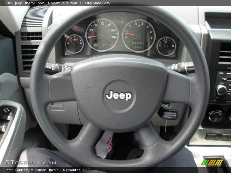 Modern Blue Pearl / Pastel Slate Gray 2008 Jeep Liberty Sport