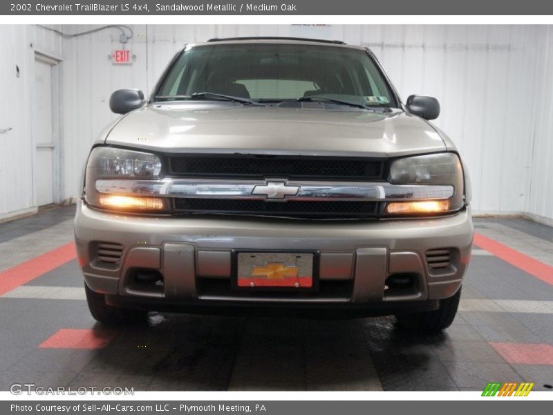 Sandalwood Metallic / Medium Oak 2002 Chevrolet TrailBlazer LS 4x4