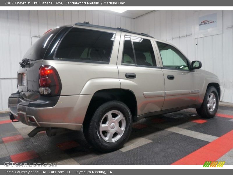 Sandalwood Metallic / Medium Oak 2002 Chevrolet TrailBlazer LS 4x4
