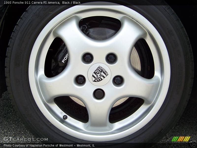 Black / Black 1993 Porsche 911 Carrera RS America