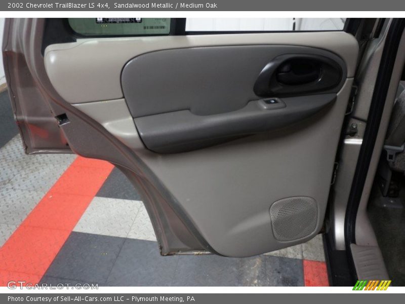 Sandalwood Metallic / Medium Oak 2002 Chevrolet TrailBlazer LS 4x4