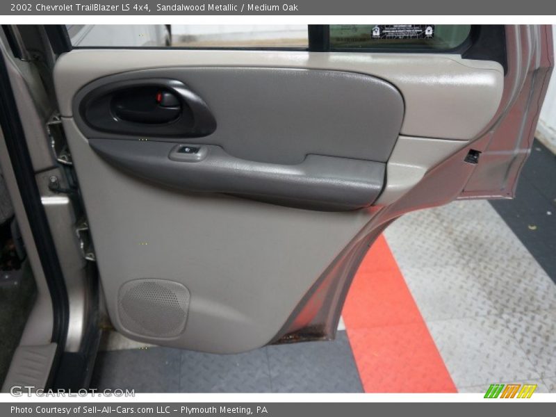 Sandalwood Metallic / Medium Oak 2002 Chevrolet TrailBlazer LS 4x4