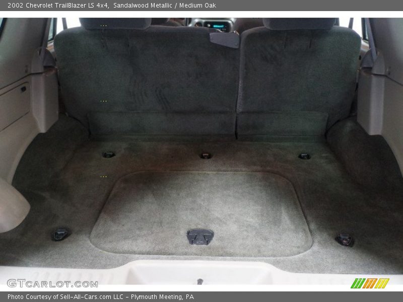 Sandalwood Metallic / Medium Oak 2002 Chevrolet TrailBlazer LS 4x4