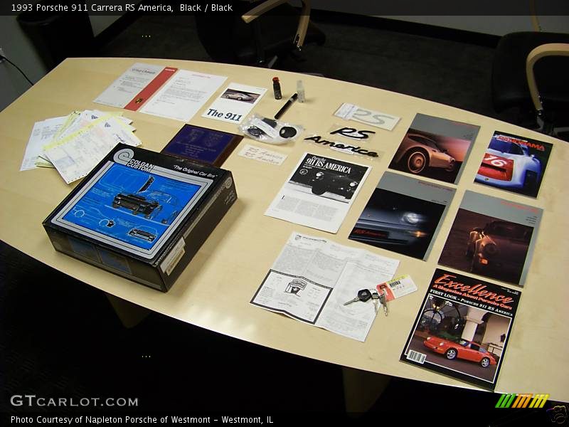 Black / Black 1993 Porsche 911 Carrera RS America