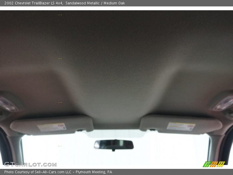 Sandalwood Metallic / Medium Oak 2002 Chevrolet TrailBlazer LS 4x4