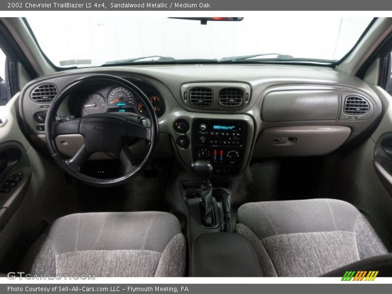 Sandalwood Metallic / Medium Oak 2002 Chevrolet TrailBlazer LS 4x4