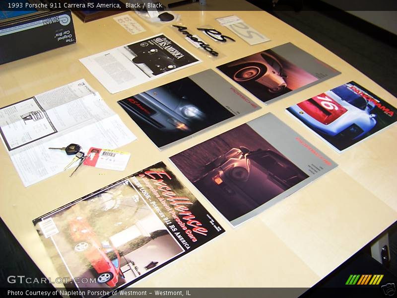 Black / Black 1993 Porsche 911 Carrera RS America