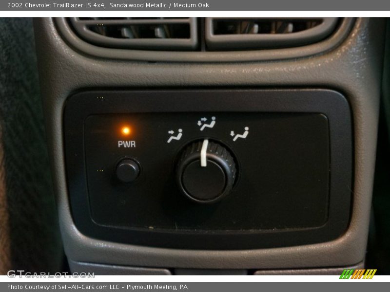 Sandalwood Metallic / Medium Oak 2002 Chevrolet TrailBlazer LS 4x4