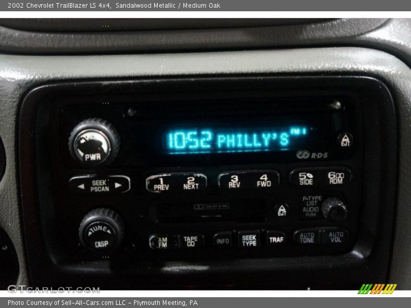 Sandalwood Metallic / Medium Oak 2002 Chevrolet TrailBlazer LS 4x4