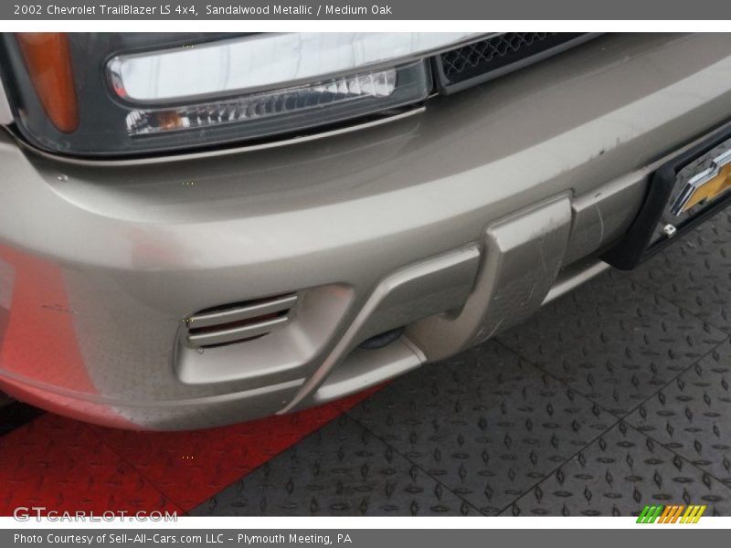 Sandalwood Metallic / Medium Oak 2002 Chevrolet TrailBlazer LS 4x4