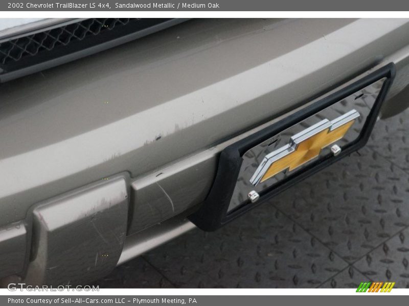 Sandalwood Metallic / Medium Oak 2002 Chevrolet TrailBlazer LS 4x4