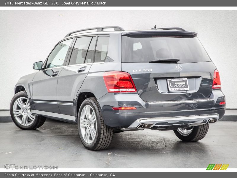 Steel Grey Metallic / Black 2015 Mercedes-Benz GLK 350