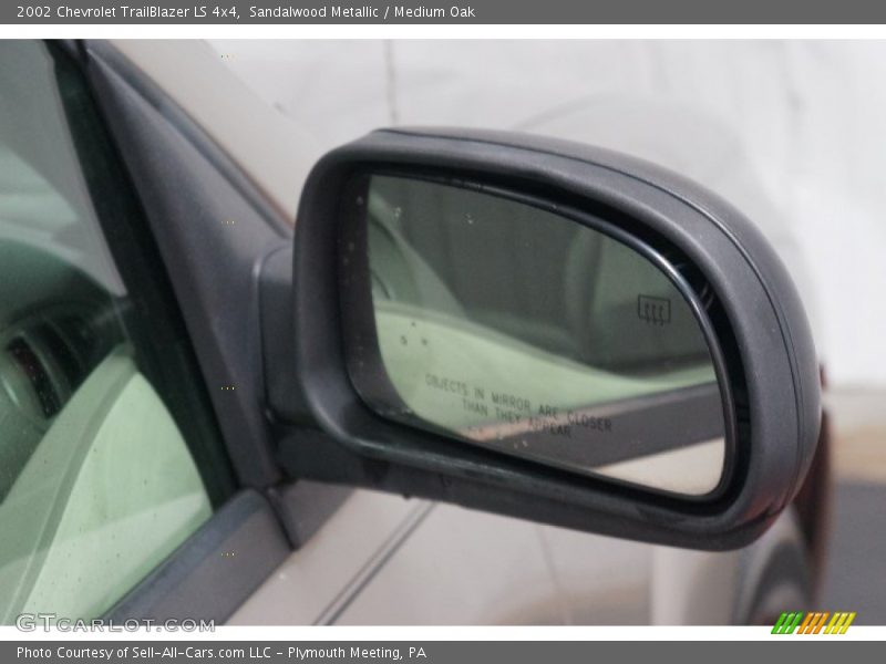 Sandalwood Metallic / Medium Oak 2002 Chevrolet TrailBlazer LS 4x4