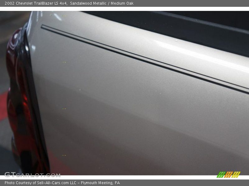 Sandalwood Metallic / Medium Oak 2002 Chevrolet TrailBlazer LS 4x4